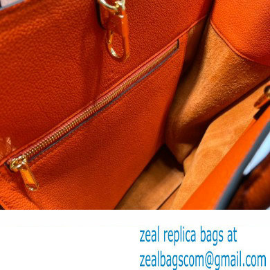 Gucci Medium/Large Tote Bag with Gucci Logo 674850 Orange 2022 - Click Image to Close