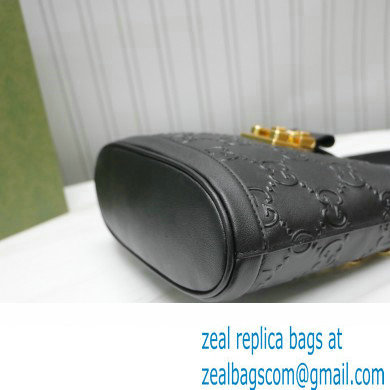 Gucci Small GG Shoulder Bag 675788 Black 2022