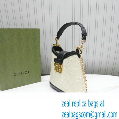 Gucci Small GG Shoulder Bag 675788 White 2022