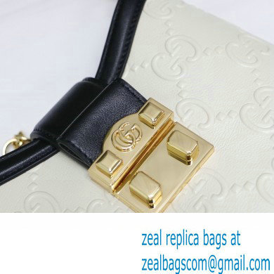 Gucci Small GG Shoulder Bag 675788 White 2022