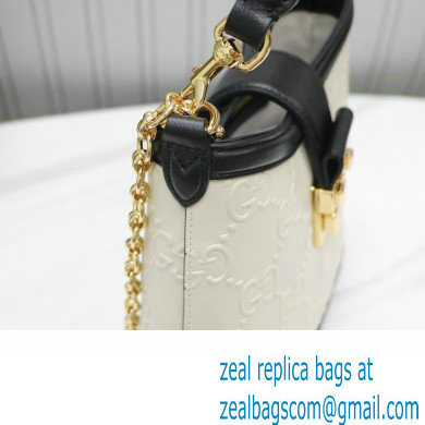 Gucci Small GG Shoulder Bag 675788 White 2022