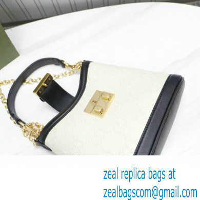 Gucci Small GG Shoulder Bag 675788 White 2022