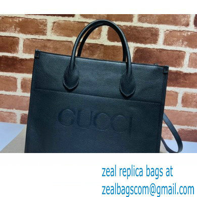 Gucci Small Tote Bag with Gucci Logo 674822 Black 2022