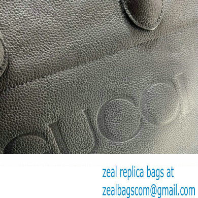 Gucci Small Tote Bag with Gucci Logo 674822 Black 2022 - Click Image to Close
