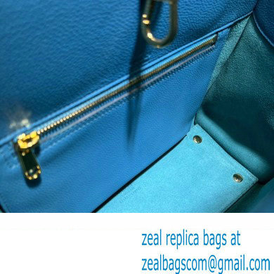 Gucci Small Tote Bag with Gucci Logo 674822 Blue 2022 - Click Image to Close