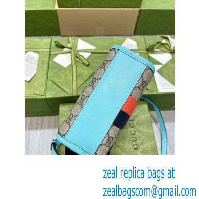 Gucci Tiger GG Mini Tote Bag 671623 Blue 2022