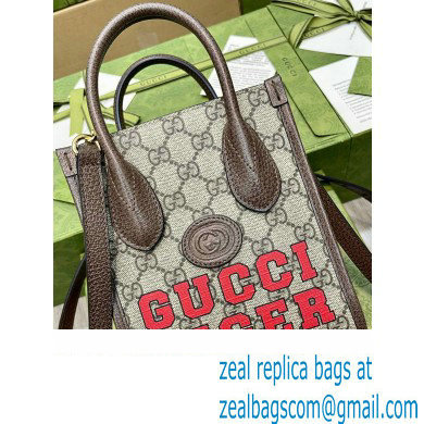 Gucci Tiger GG Mini Tote Bag 671623 Brown 2022