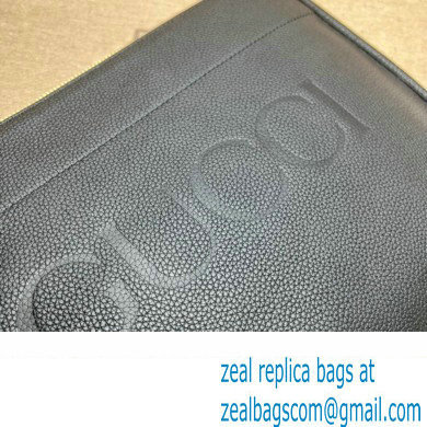 Gucci Zip Pouch Bag with Gucci Logo 681200 Black 2022 - Click Image to Close