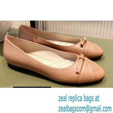 Gucci ballet flats with Double G 680878 Brown 2022