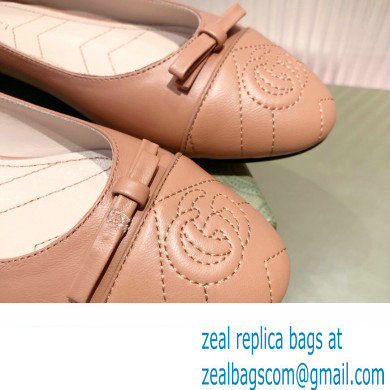Gucci ballet flats with Double G 680878 Brown 2022