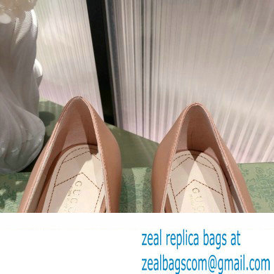 Gucci ballet flats with Double G 680878 Brown 2022