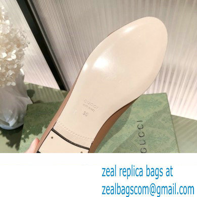 Gucci ballet flats with Double G 680878 Brown 2022