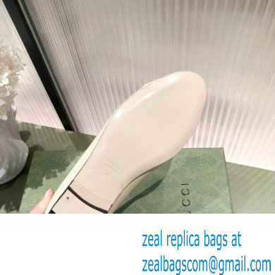 Gucci ballet flats with Double G 680878 Creamy 2022