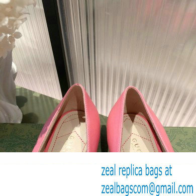 Gucci ballet flats with Double G 680878 Pink 2022