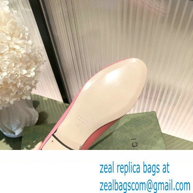 Gucci ballet flats with Double G 680878 Pink 2022