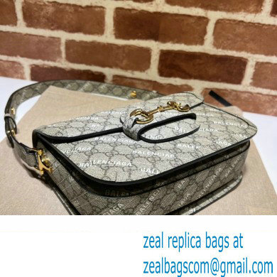 Gucci x Balenciaga The Hacker Project Horsebit 1955 Small Shoulder Bag 602204 2022
