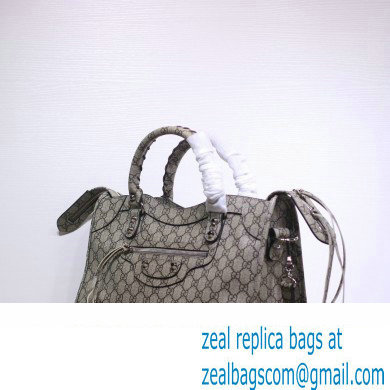 Gucci x Balenciaga The Hacker Project Medium Neo Classic Bag 681695 GG Beige 2022 - Click Image to Close