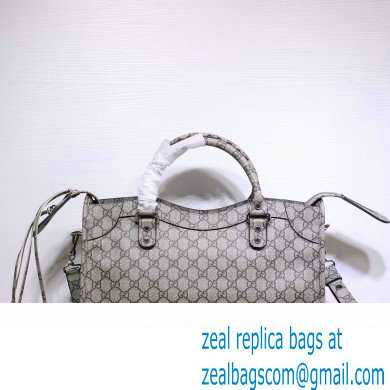 Gucci x Balenciaga The Hacker Project Medium Neo Classic Bag 681695 GG Beige 2022