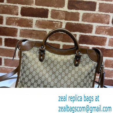 Gucci x Balenciaga The Hacker Project Medium Neo Classic Bag 681695 GG Brown 2022