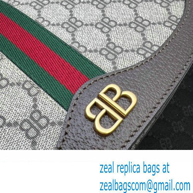 Gucci x Balenciaga The Hacker Project Medium Shoulder Bag 680121 GG Canvas Beige 2022 - Click Image to Close