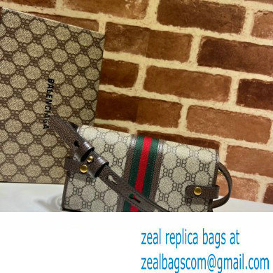 Gucci x Balenciaga The Hacker Project Mini Bag 680131 GG Canvas Beige 2022