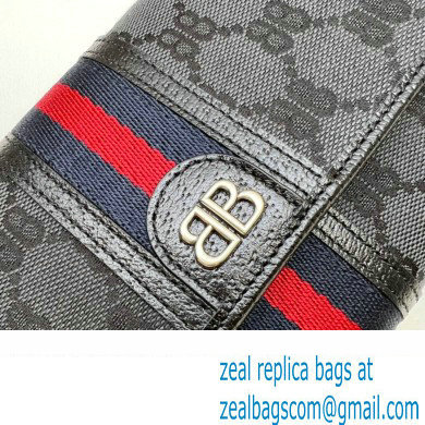 Gucci x Balenciaga The Hacker Project Mini Bag 680131 GG Canvas Black 2022