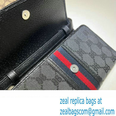 Gucci x Balenciaga The Hacker Project Mini Bag 680131 GG Canvas Black 2022