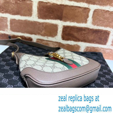 Gucci x Balenciaga The Hacker Project Mini Hobo Bag 680132 GG Canvas Beige 2022