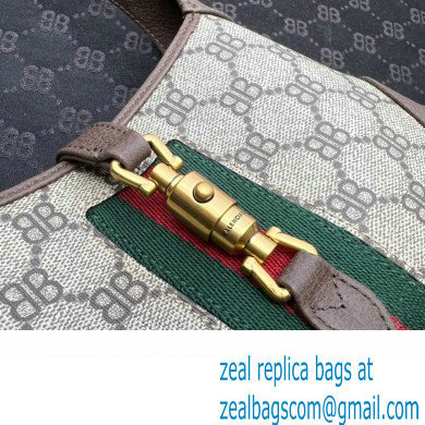 Gucci x Balenciaga The Hacker Project Mini Hobo Bag 680132 GG Canvas Beige 2022
