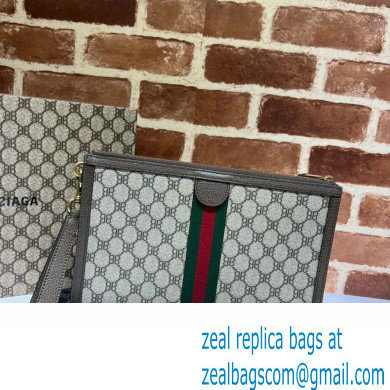 Gucci x Balenciaga The Hacker Project Pouch Bag 680382 GG Canvas Beige 2022