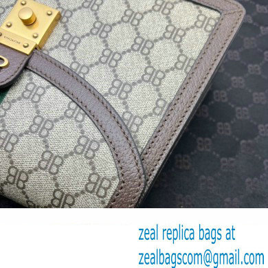 Gucci x Balenciaga The Hacker Project Small Handbag 680119 GG Canvas Beige 2022