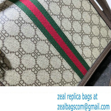 Gucci x Balenciaga The Hacker Project Small Handbag 680119 GG Canvas Beige 2022