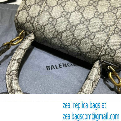 Gucci x Balenciaga The Hacker Project Small Hourglass Bag 681697 GG Beige 2022