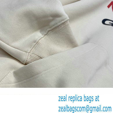 GuccixNorth Face hooded sweatshirt white 2022 - Click Image to Close