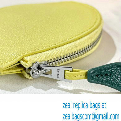 Hermes Lemon Leather Fruit Bag Charm 2022