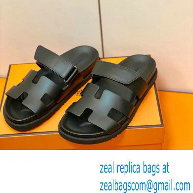 Hermes Original Calfskin Chypre Sandals 06