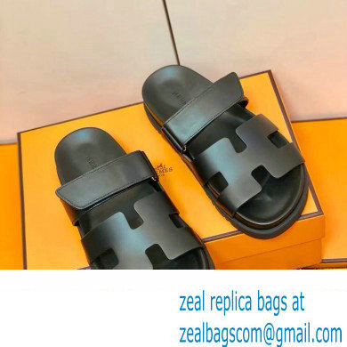 Hermes Original Calfskin Chypre Sandals 06