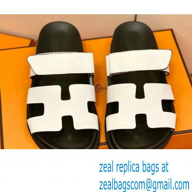 Hermes Original Calfskin Chypre Sandals 07