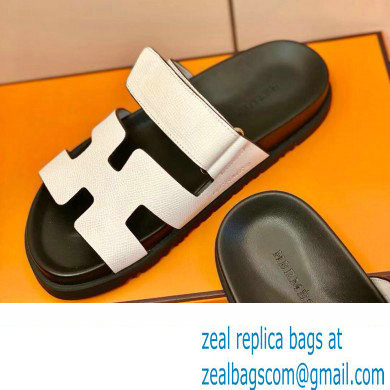 Hermes Original Calfskin Chypre Sandals 07