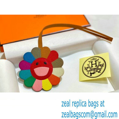 Hermes Rainbow Sunflower Bag Charm 02 2022 - Click Image to Close