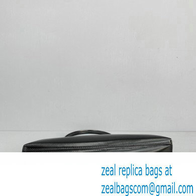 Jil Sander Goji Frame Small Hand Bag Black/Gold