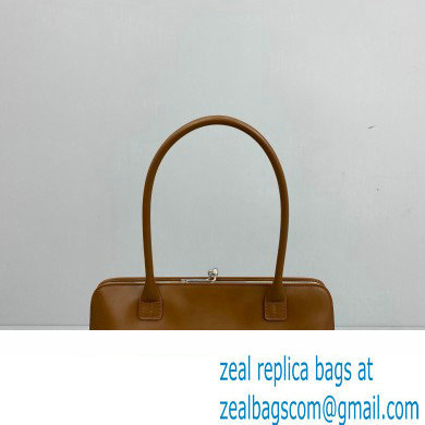 Jil Sander Goji Frame Small Hand Bag Brown