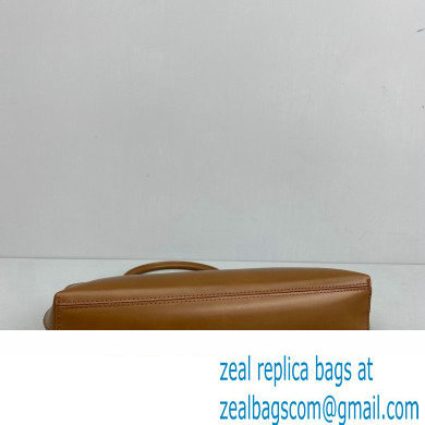 Jil Sander Goji Frame Small Hand Bag Brown