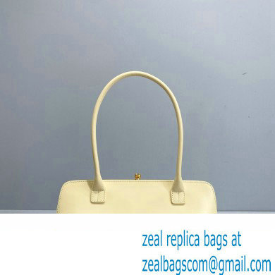 Jil Sander Goji Frame Small Hand Bag Light Yellow