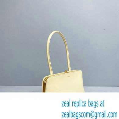 Jil Sander Goji Frame Small Hand Bag Light Yellow