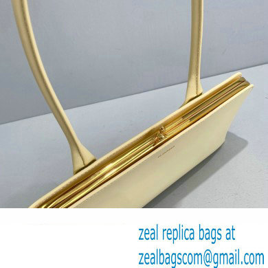 Jil Sander Goji Frame Small Hand Bag Light Yellow