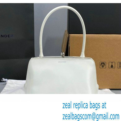 Jil Sander Goji Frame Square Small Shoulder Bag White Jil Sander Goji Frame Square Small Shoulder Bag White