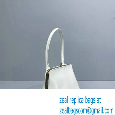 Jil Sander Goji Frame Square Small Shoulder Bag White