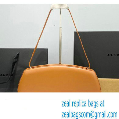 Jil Sander Leather Shoulder Bag Caramel Jil Sander Leather Shoulder Bag Caramel