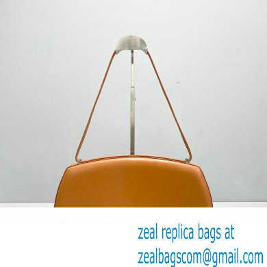 Jil Sander Leather Shoulder Bag Caramel